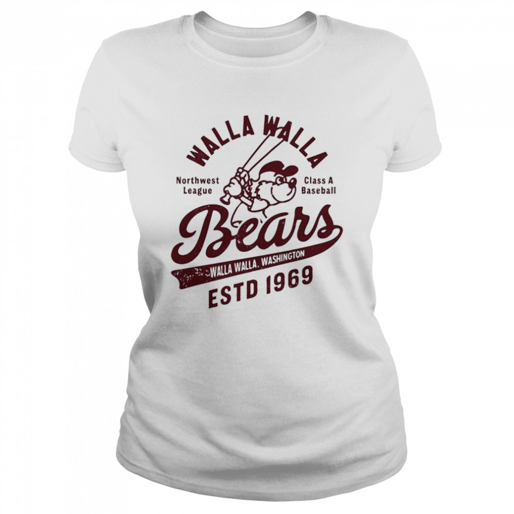 Walla Walla Bears Washington Vintage Minor League Baseball shirt Classic Women's T-shirt