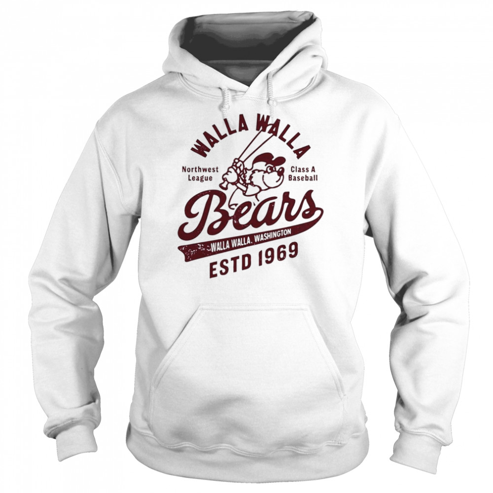 Walla Walla Bears Washington Vintage Minor League Baseball shirt Unisex Hoodie