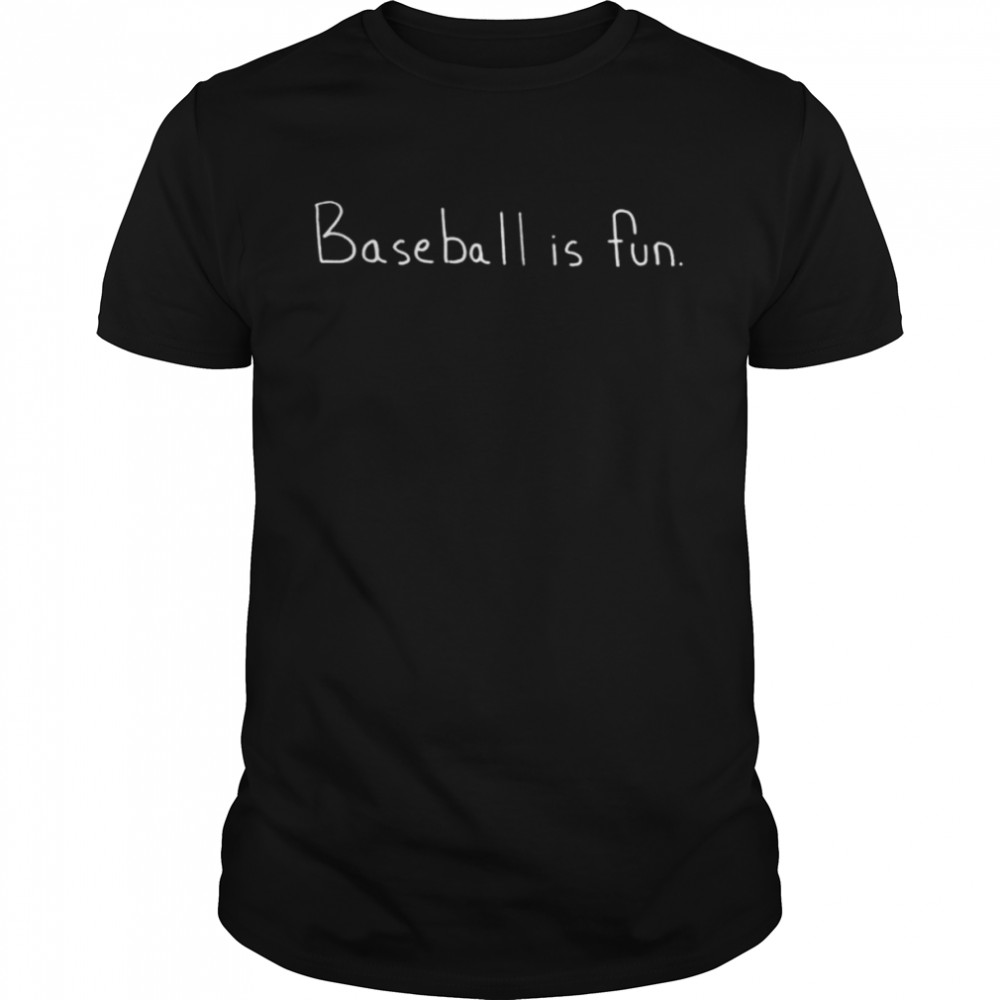 Baseball is fun shirt Classic Men's T-shirt