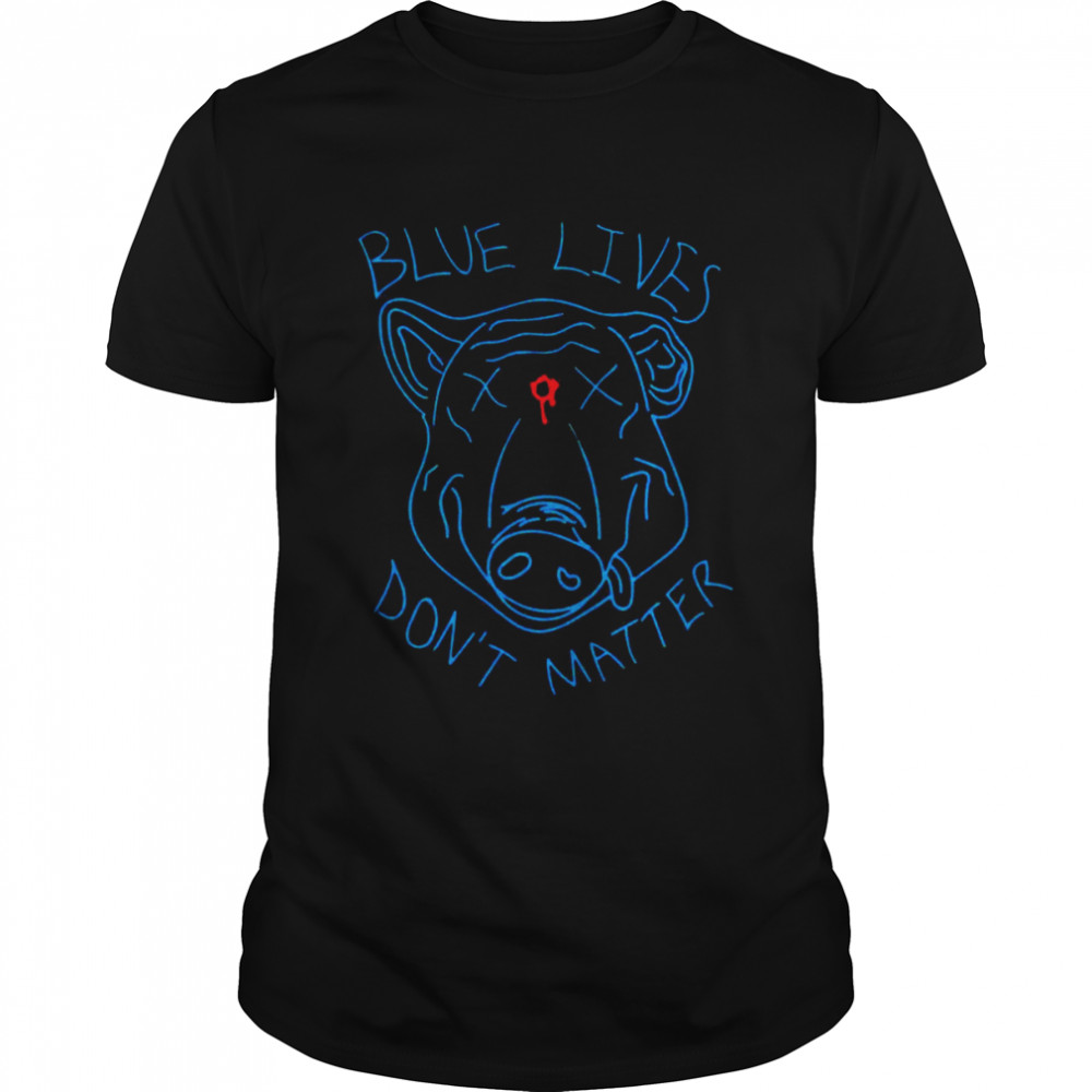 Blue lives don’t matter shirt Classic Men's T-shirt