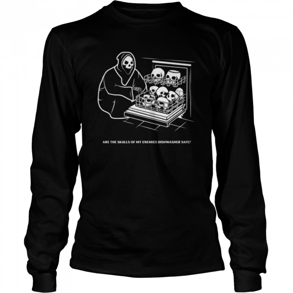 Death wish coffee company are the skulls of my enemies dishwasher safe shirt Long Sleeved T-shirt