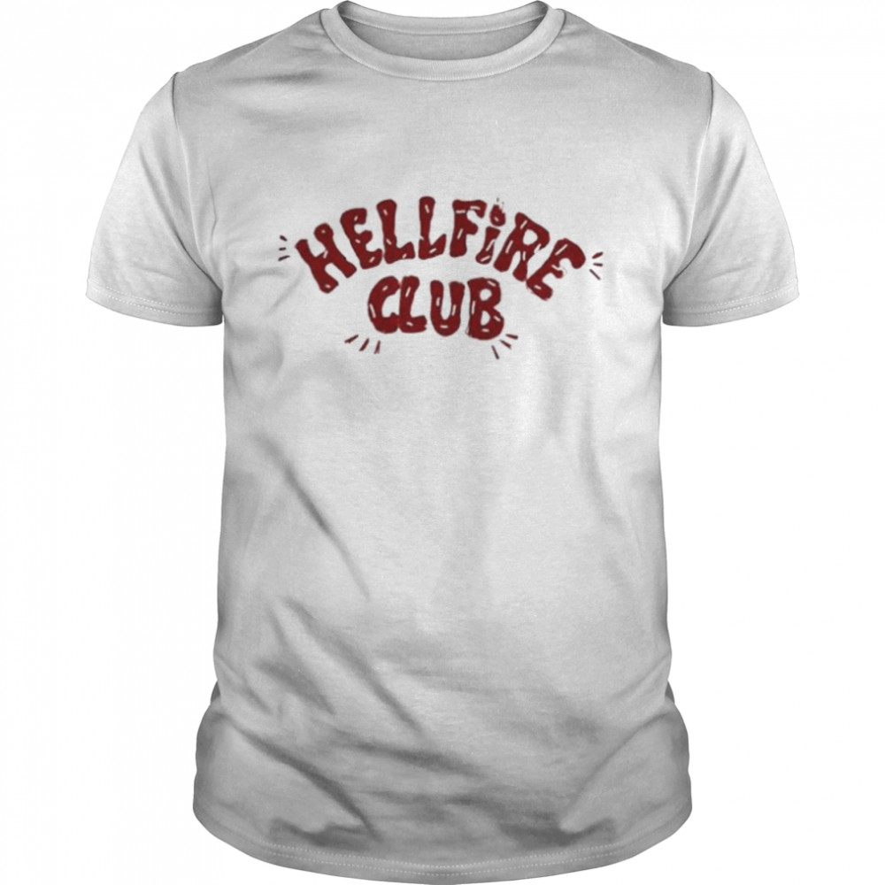 Hellfire club stranger things season 4 white shirt Classic Men's T-shirt