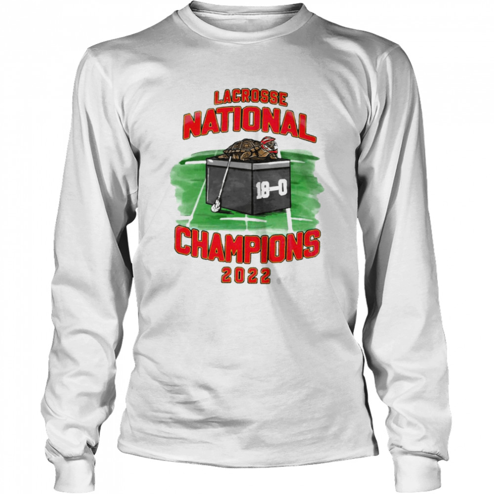 MD Lacrosse National Champions 2022 T-shirt Long Sleeved T-shirt