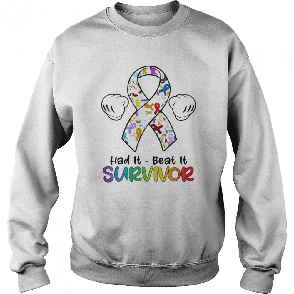 Mickey Mouse Had It Beat It Survivor 2022 shirt Unisex Sweatshirt