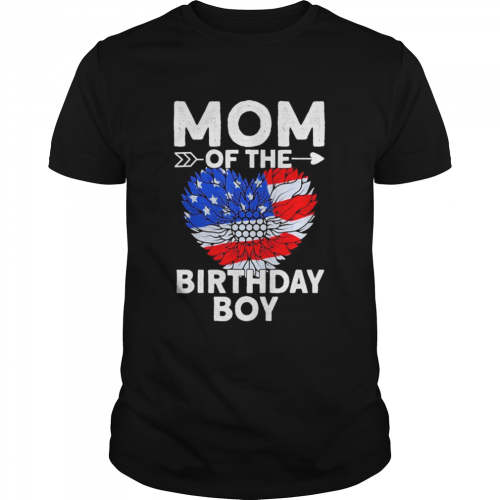 Mom Of The Birthday Boy Family Love Celebration Classic Men's T-shirt