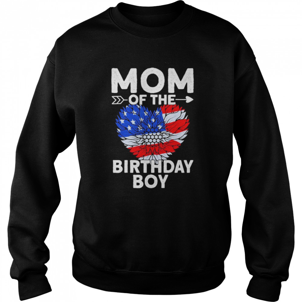 Mom Of The Birthday Boy Family Love Celebration Unisex Sweatshirt