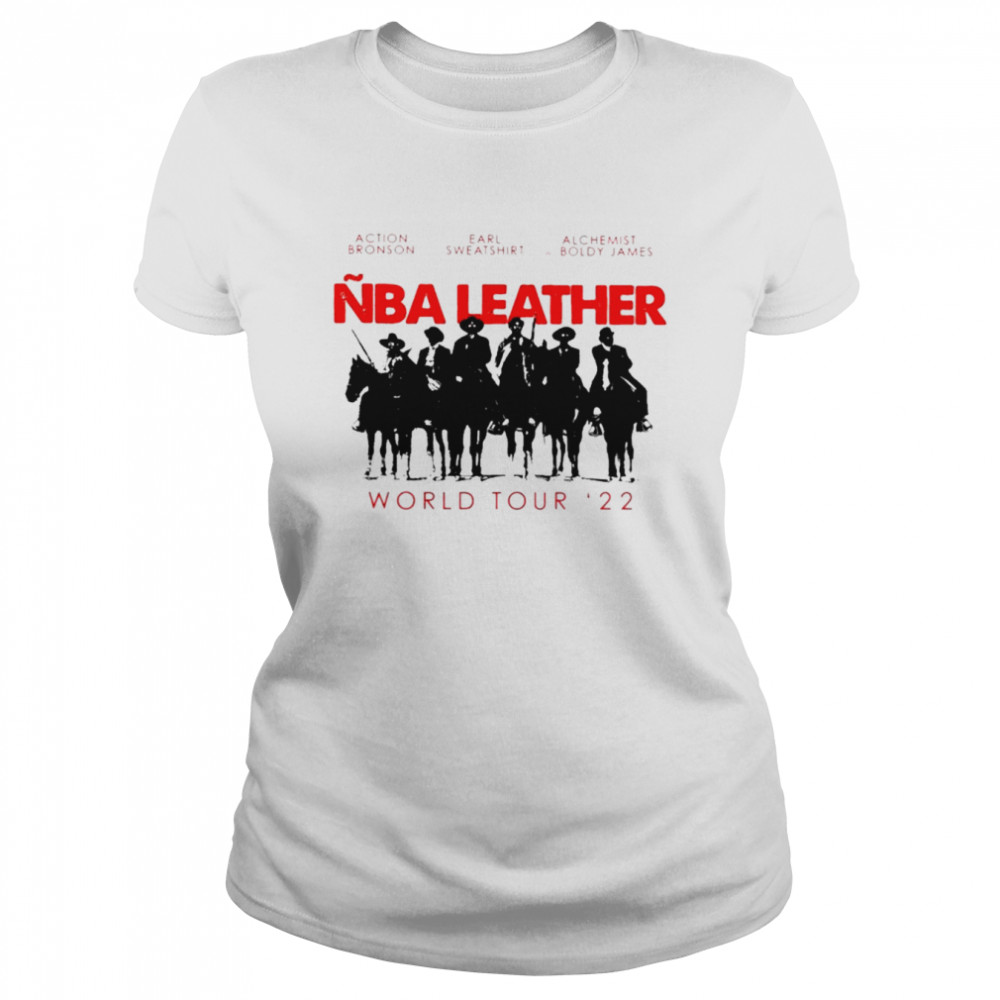 Nba Leather Tour NBA Leather World Tour 22 Classic Women's T-shirt