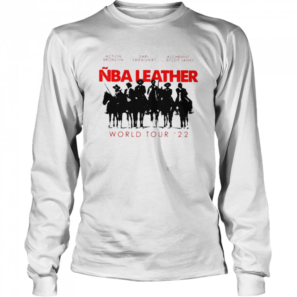 Nba Leather Tour NBA Leather World Tour 22 Long Sleeved T-shirt