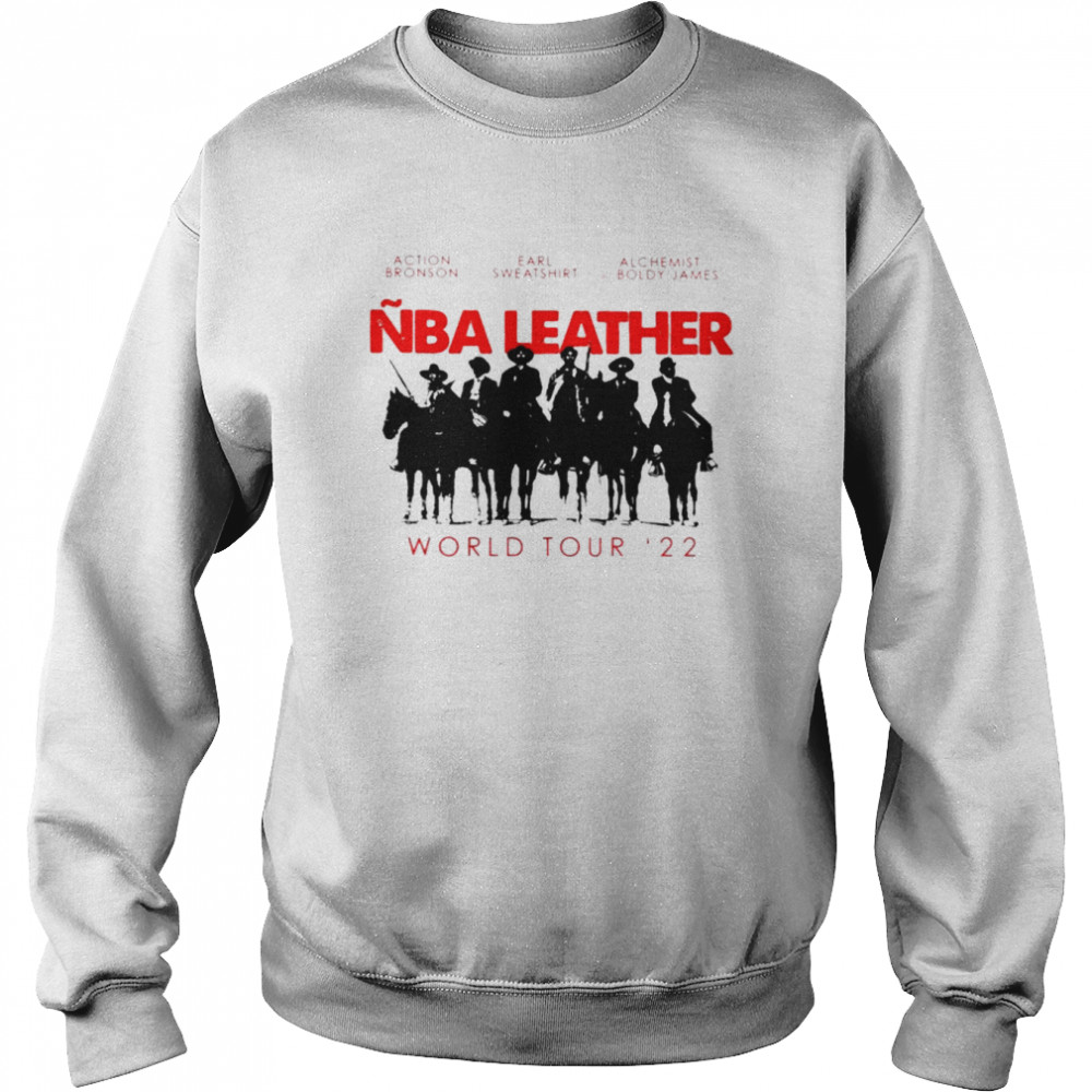 Nba Leather Tour NBA Leather World Tour 22 Unisex Sweatshirt