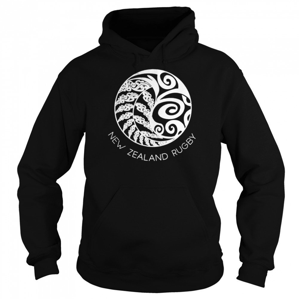 New Zealand Rugby Maori Inspired Kiwi & Silver Fern Unisex Hoodie