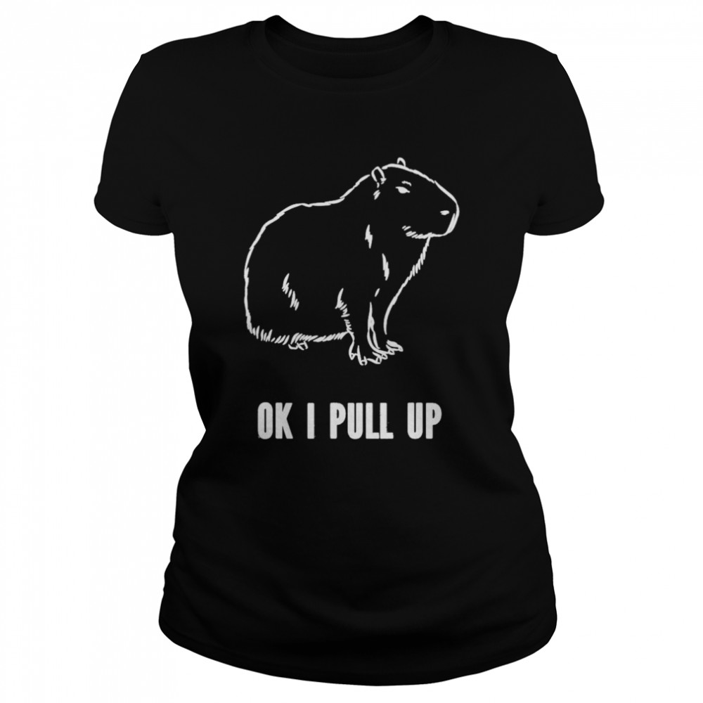 Ok I Pull Up Capybara Classic Women's T-shirt