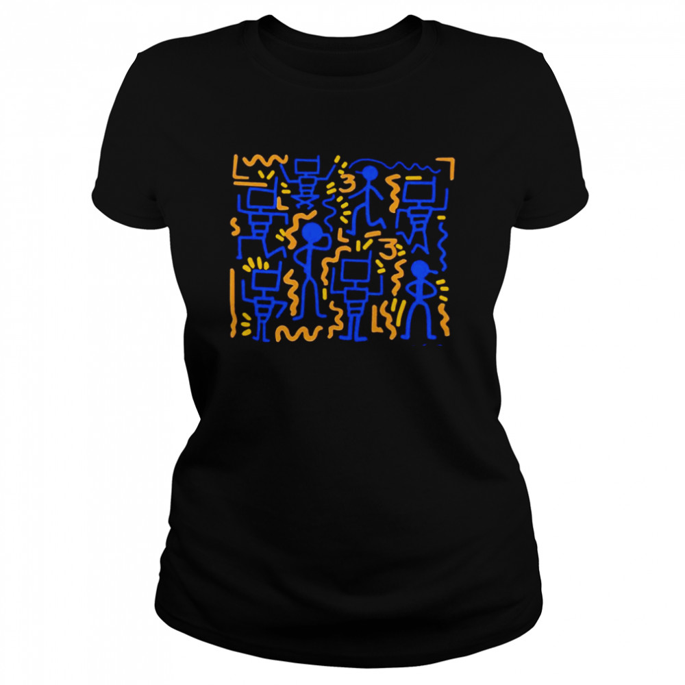 Paynt By Zayn Block Print shirt Classic Women's T-shirt