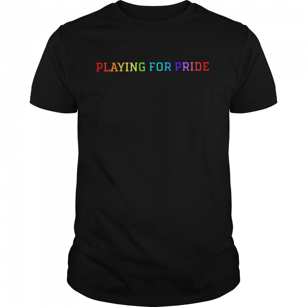 Playing for pride 2022 T-shirt Classic Men's T-shirt