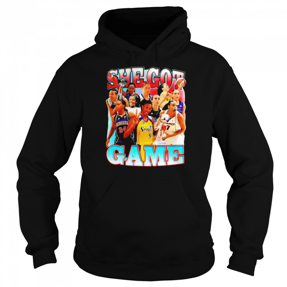 She Got Game Basketball 2022 T-shirt Unisex Hoodie