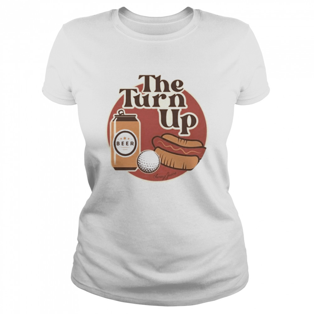 Swingjuice Golf The Turn Up Classic Women's T-shirt