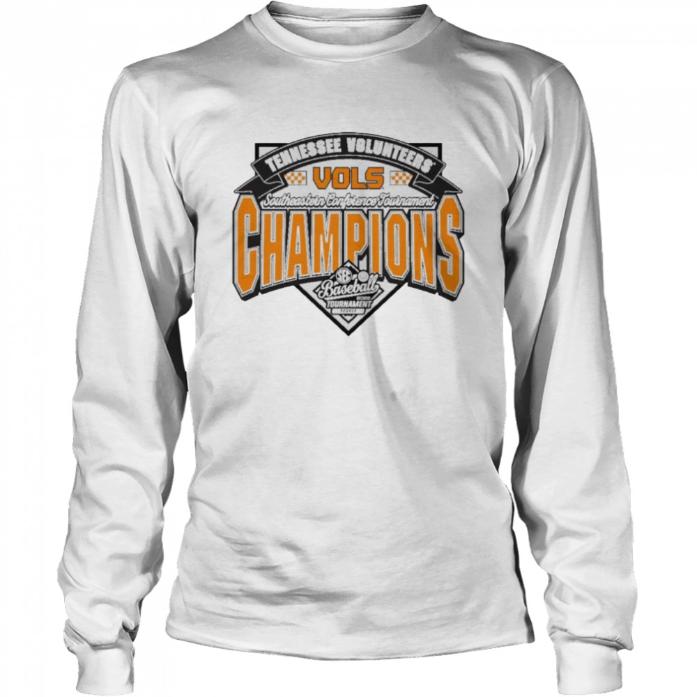 Tennessee Volunteers 2022 SEC Baseball Tournament Champions Long Sleeved T-shirt