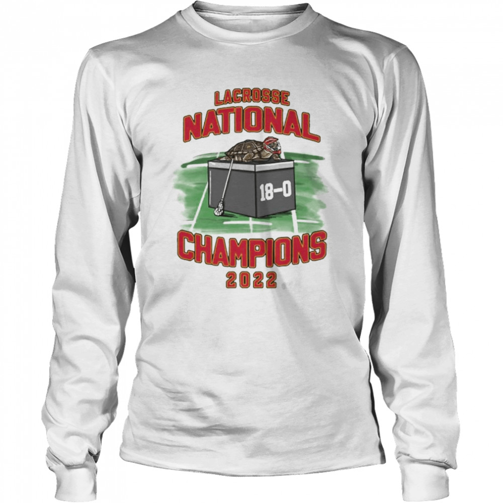 Turtle Lacrosse National Champions 2022 Long Sleeved T-shirt