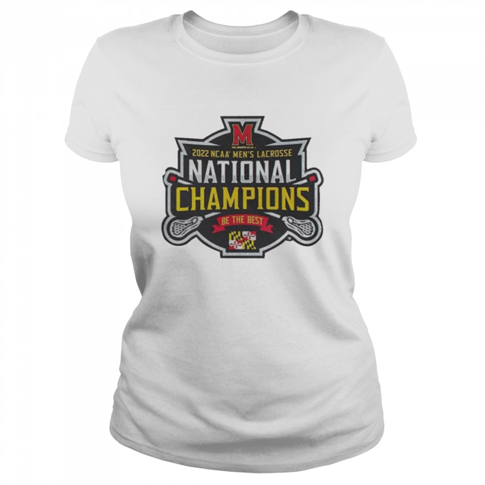 University Maryland Terrapins Be The Best 2022 NCAA Men’s Lacrosse Team National Champions Classic Women's T-shirt