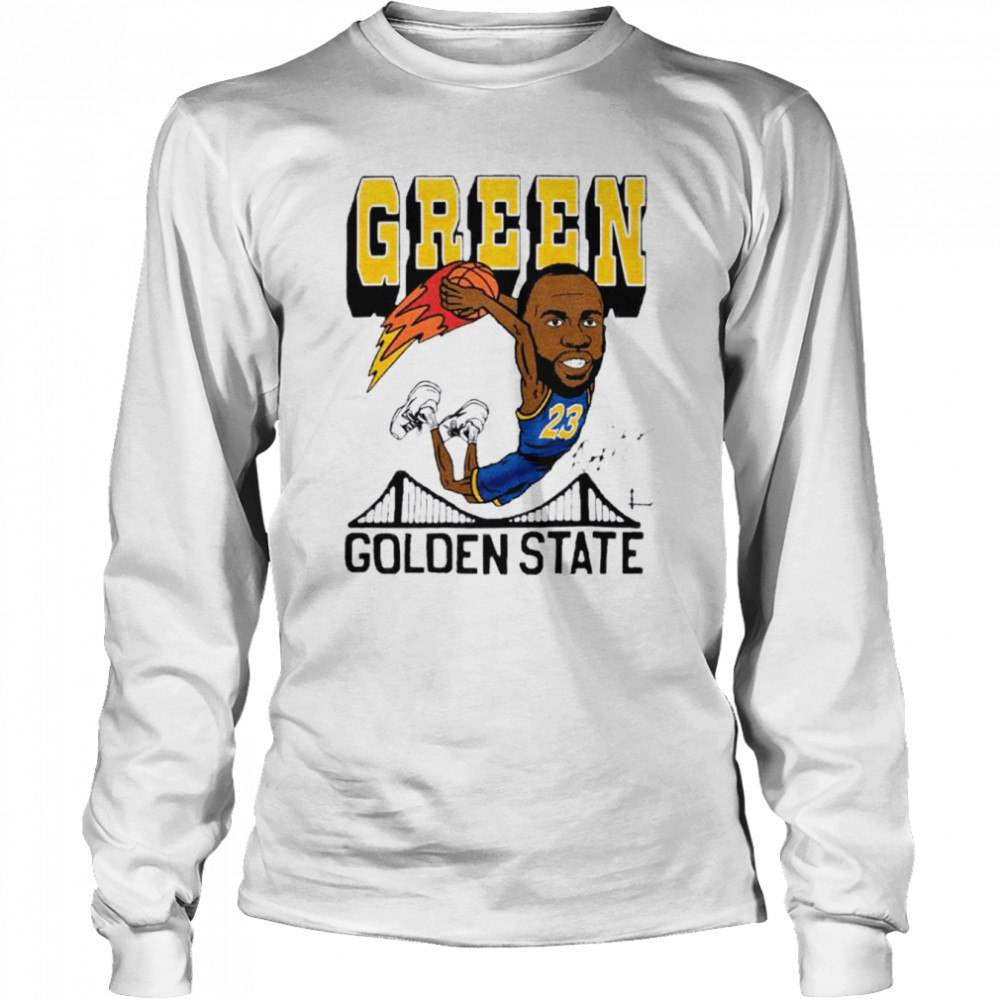 Warriors Draymond Green Golden State Signatures Long Sleeved T-shirt