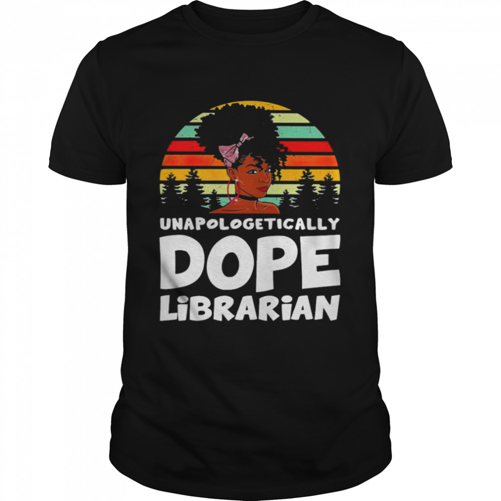 Unapologetically Dope Librarian Vintage Classic Men's T-shirt