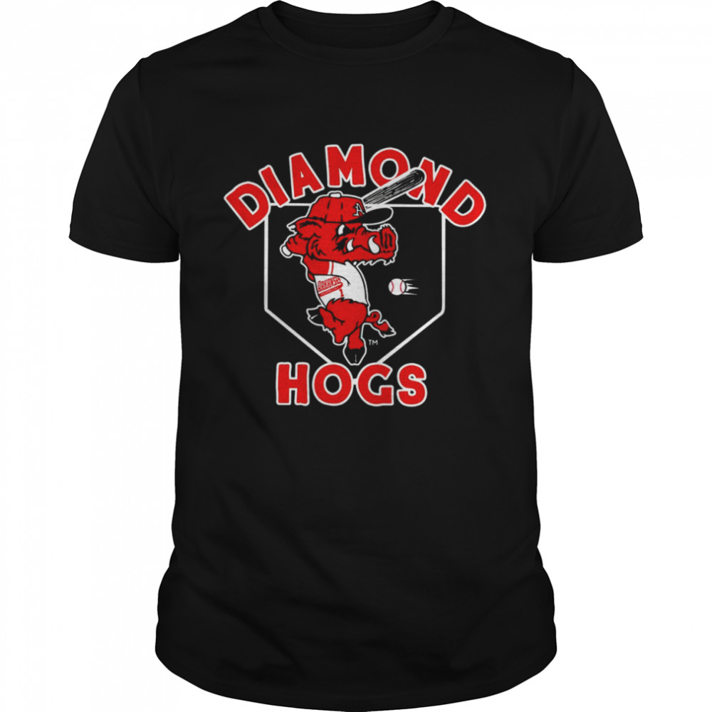 Diamond Hogs Baseball logo T-shirt Classic Men's T-shirt