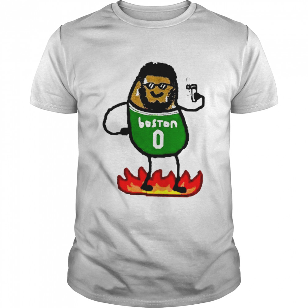 Jayson Tatum Boston Celtics Cartoon Tee Shirt