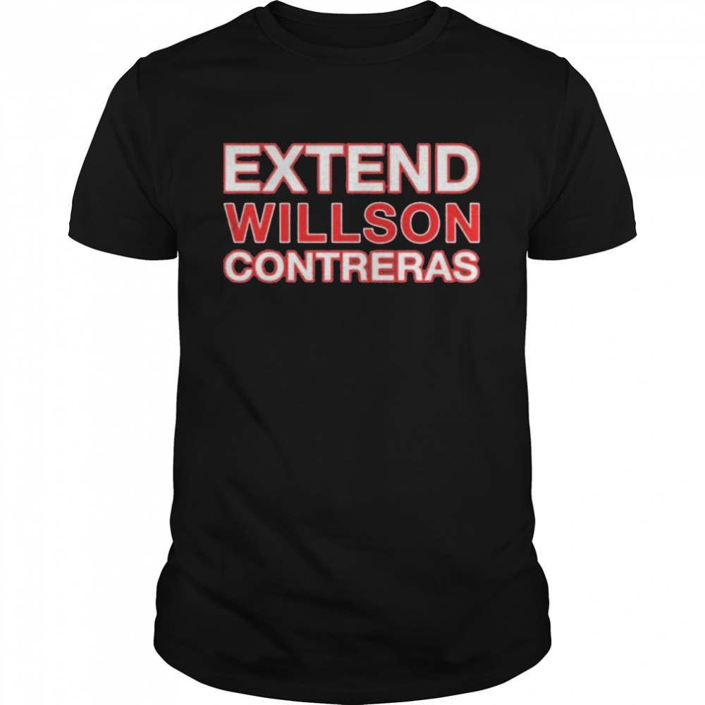 Extend Willson Contreras Chicago Cubs Obvious T- Classic Men's T-shirt
