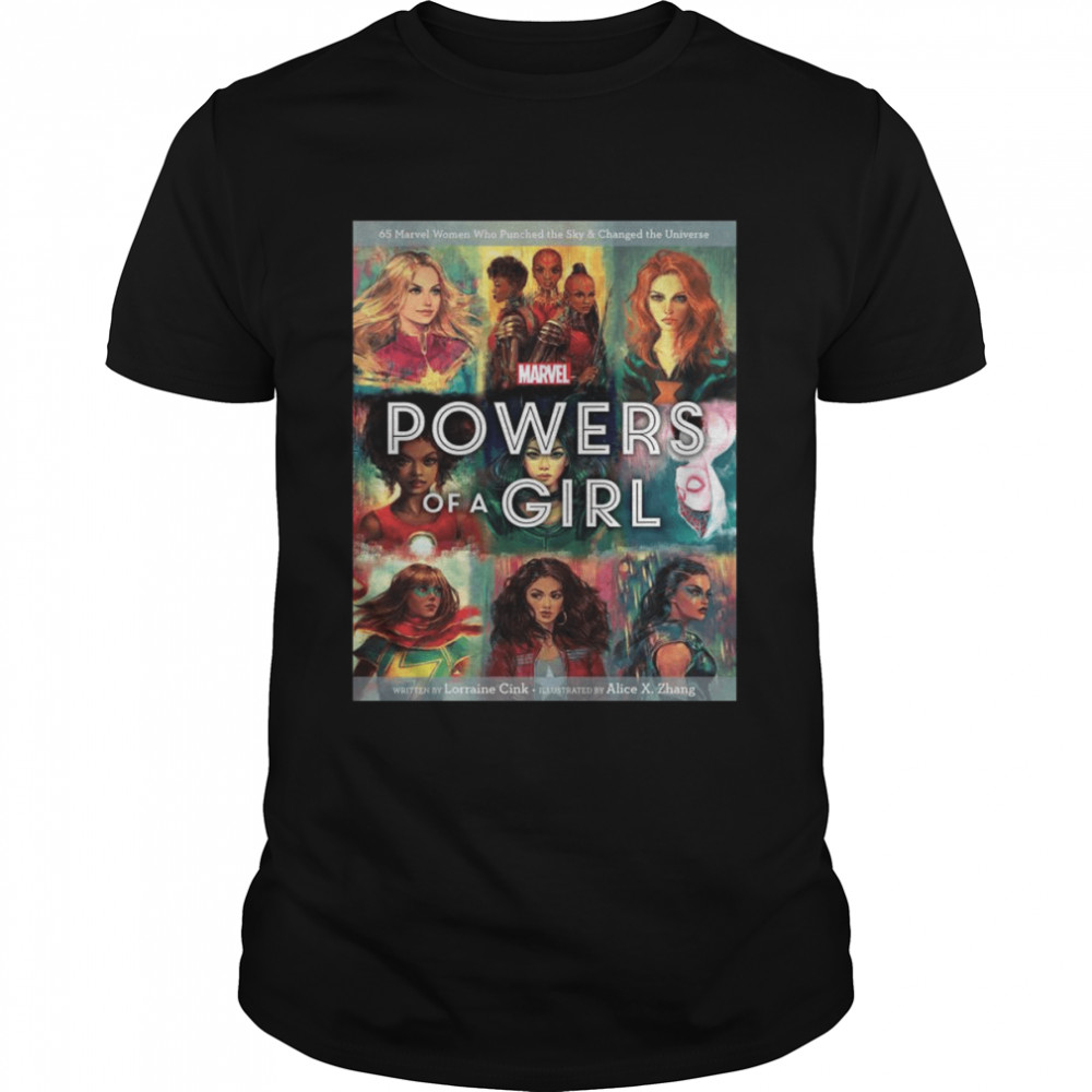 Marvel Powers Of A Girl 65 Marvel Woman who punched the SKy and Changed the Universe shirt  Classic Men's T-shirt