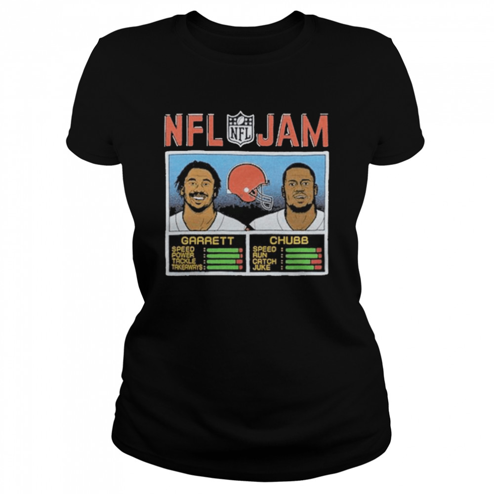 NFL Shop NFL Jam Cleveland Browns Myles Garrett And Nick Chubb T Shirt -  Limotees