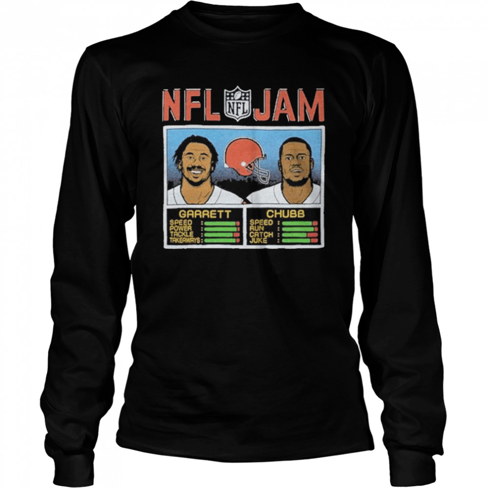 NFL Shop NFL Jam Cleveland Browns Myles Garrett And Nick Chubb T Shirt -  Limotees