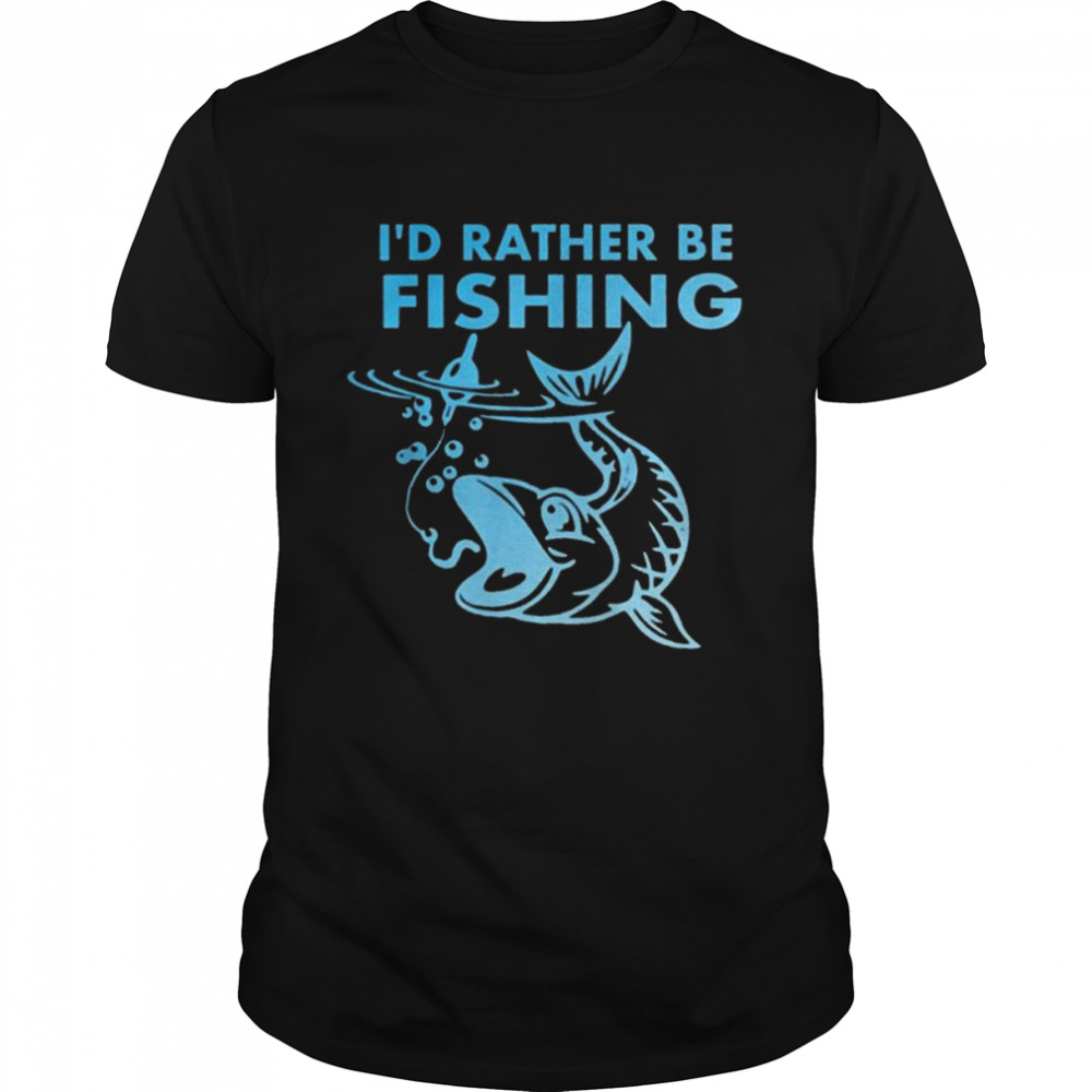 I’d Rather Be Fishing  Classic Men's T-shirt