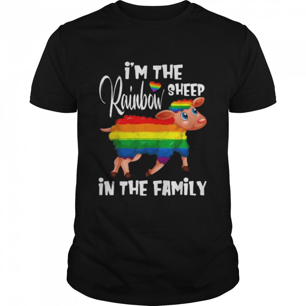 I’m The Rainbow Sheep In The Family Lgbtq Pride  Classic Men's T-shirt