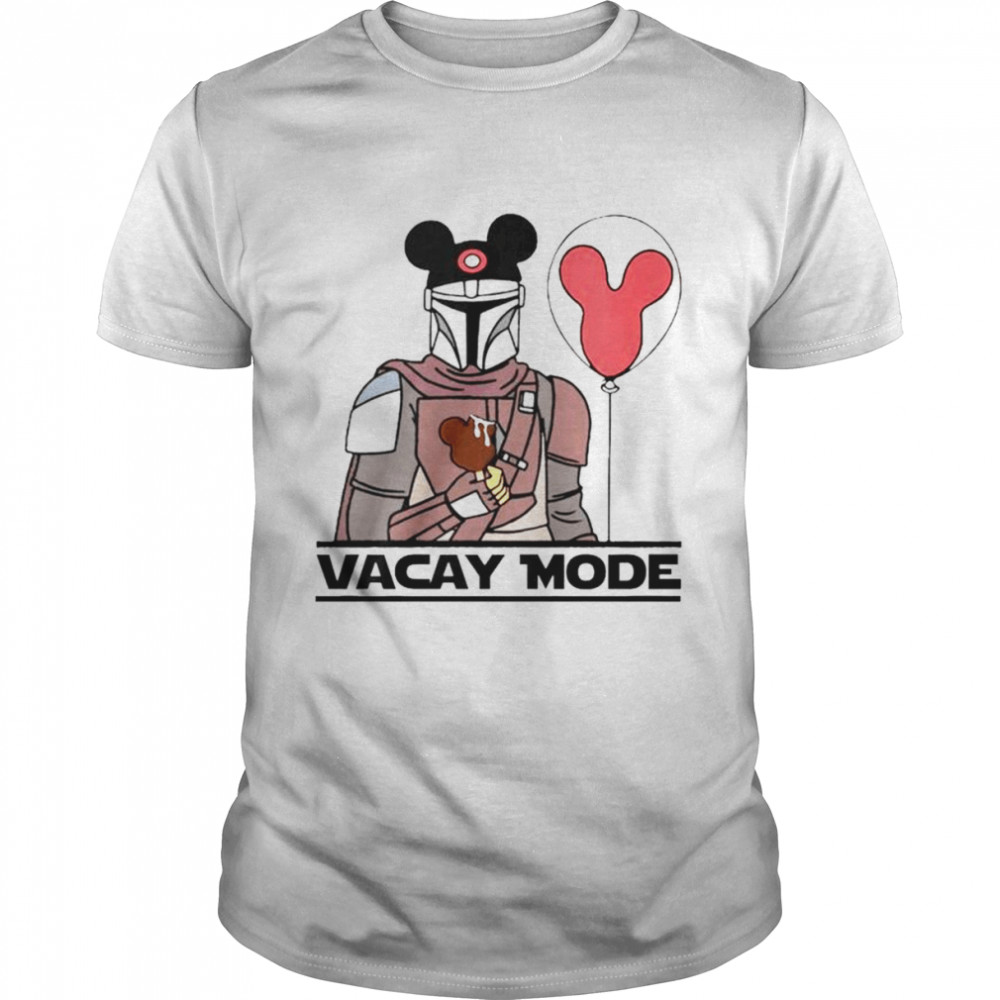 Boba Fett Mashup Mickey Mouse Vacay Mode shirt Classic Men's T-shirt