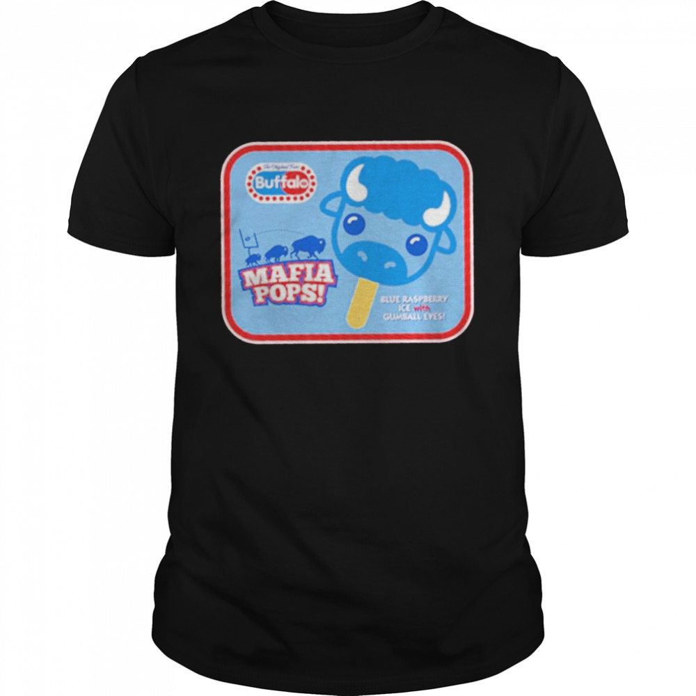 Buffalo Bills Mafia Pops Blue Raspberry Ice With Gumball Eyes  Classic Men's T-shirt