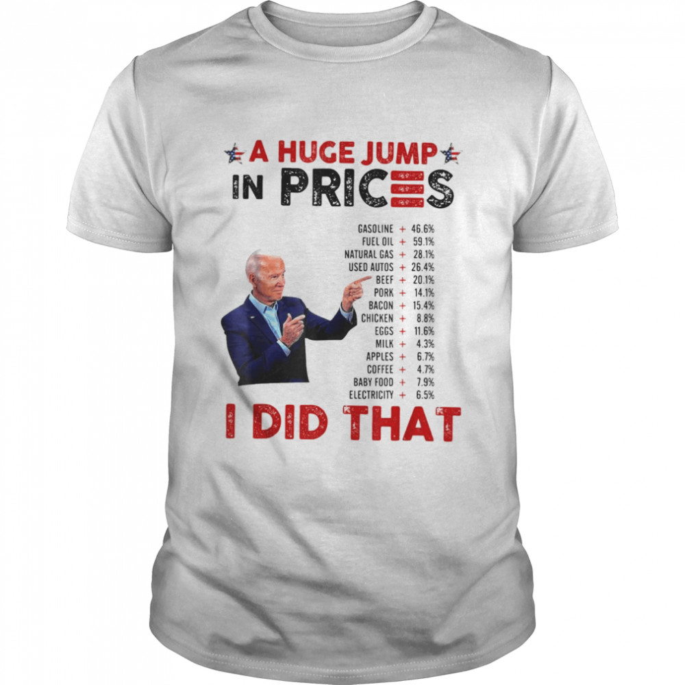 Joe Biden US Crisis I Did That Anti Biden Liberals T- Classic Men's T-shirt