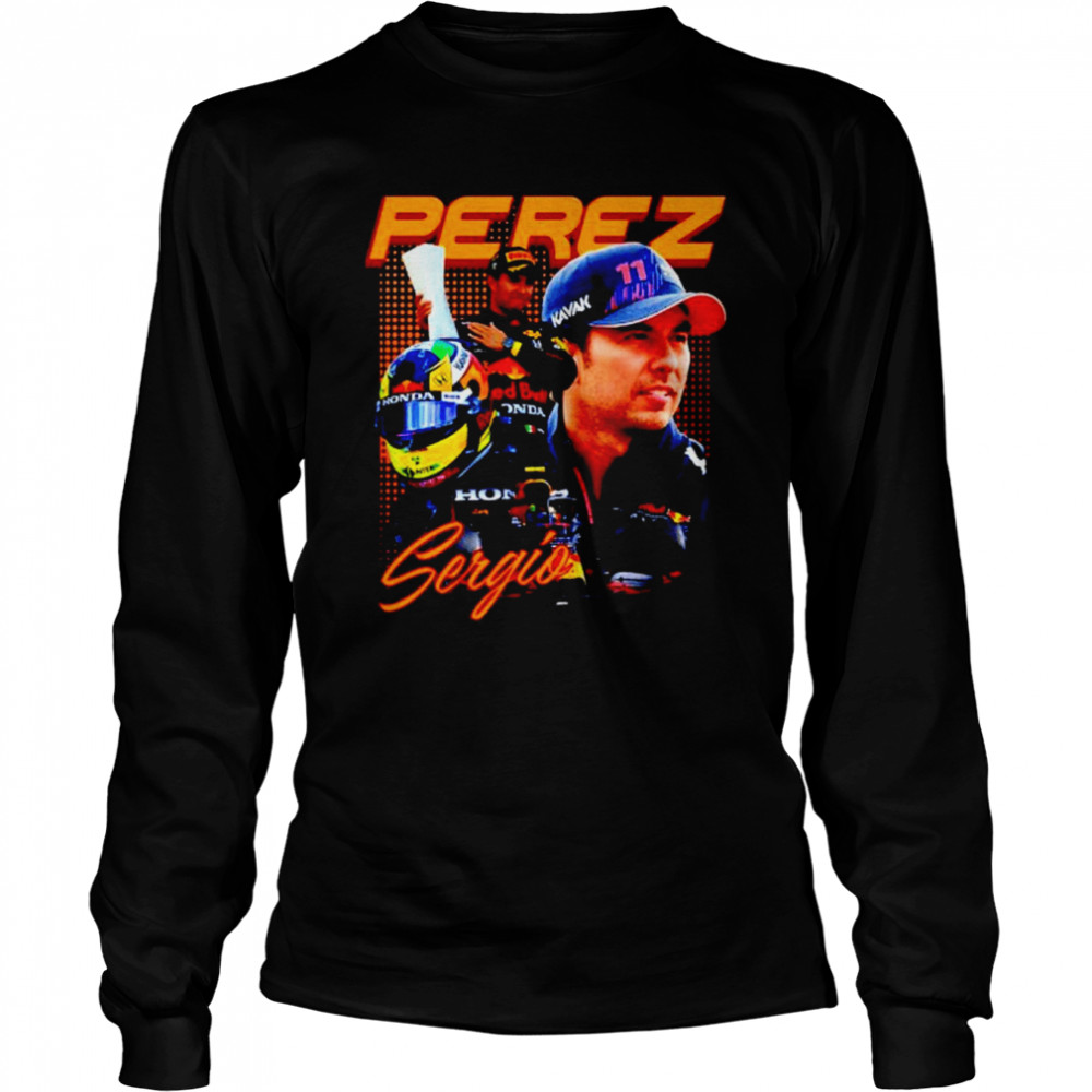 Sergio Perez Red Bull Racing F1 Shirt T Shirt Classic