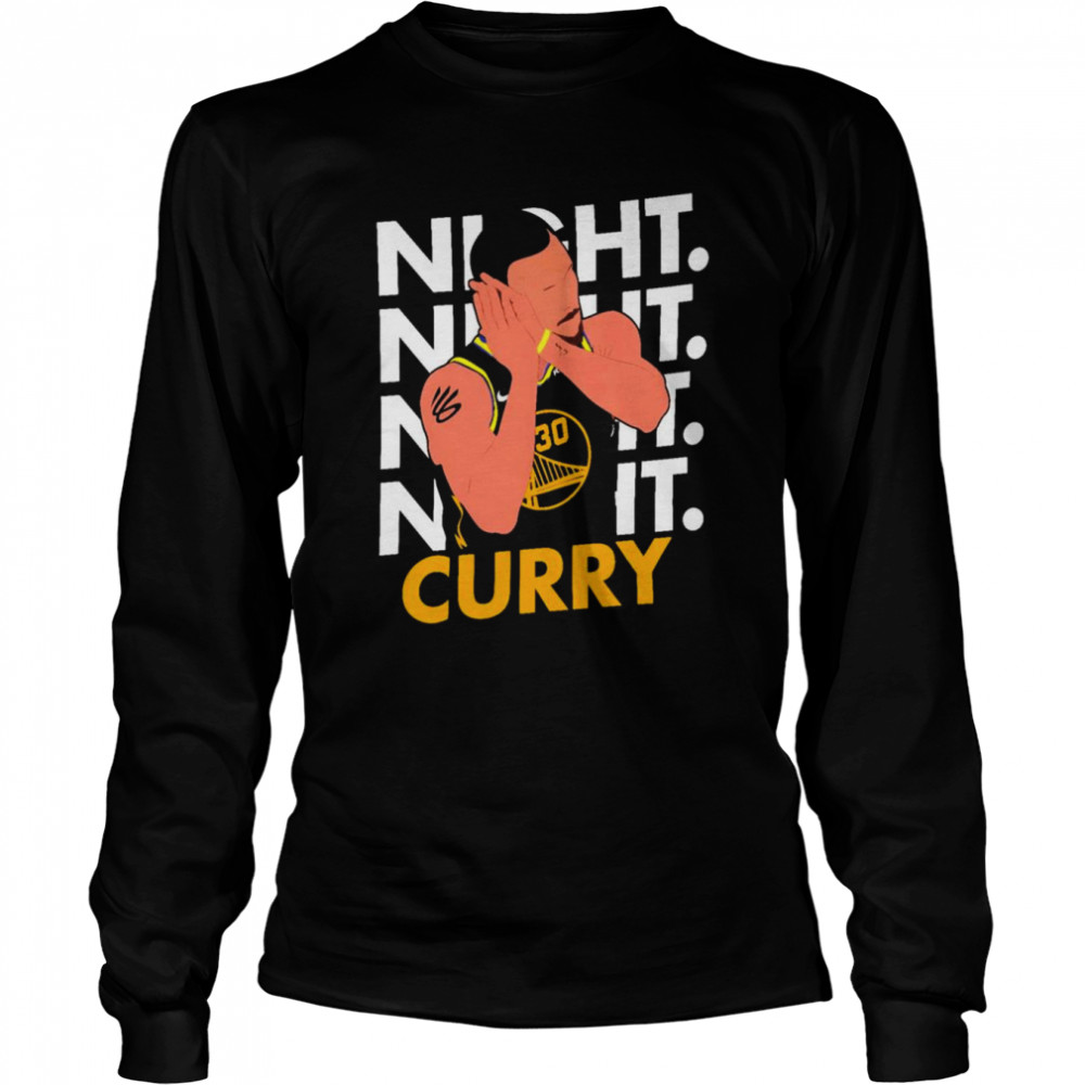 Stephen Curry Night Night MPV Finals 2022 Tee  Long Sleeved T-shirt