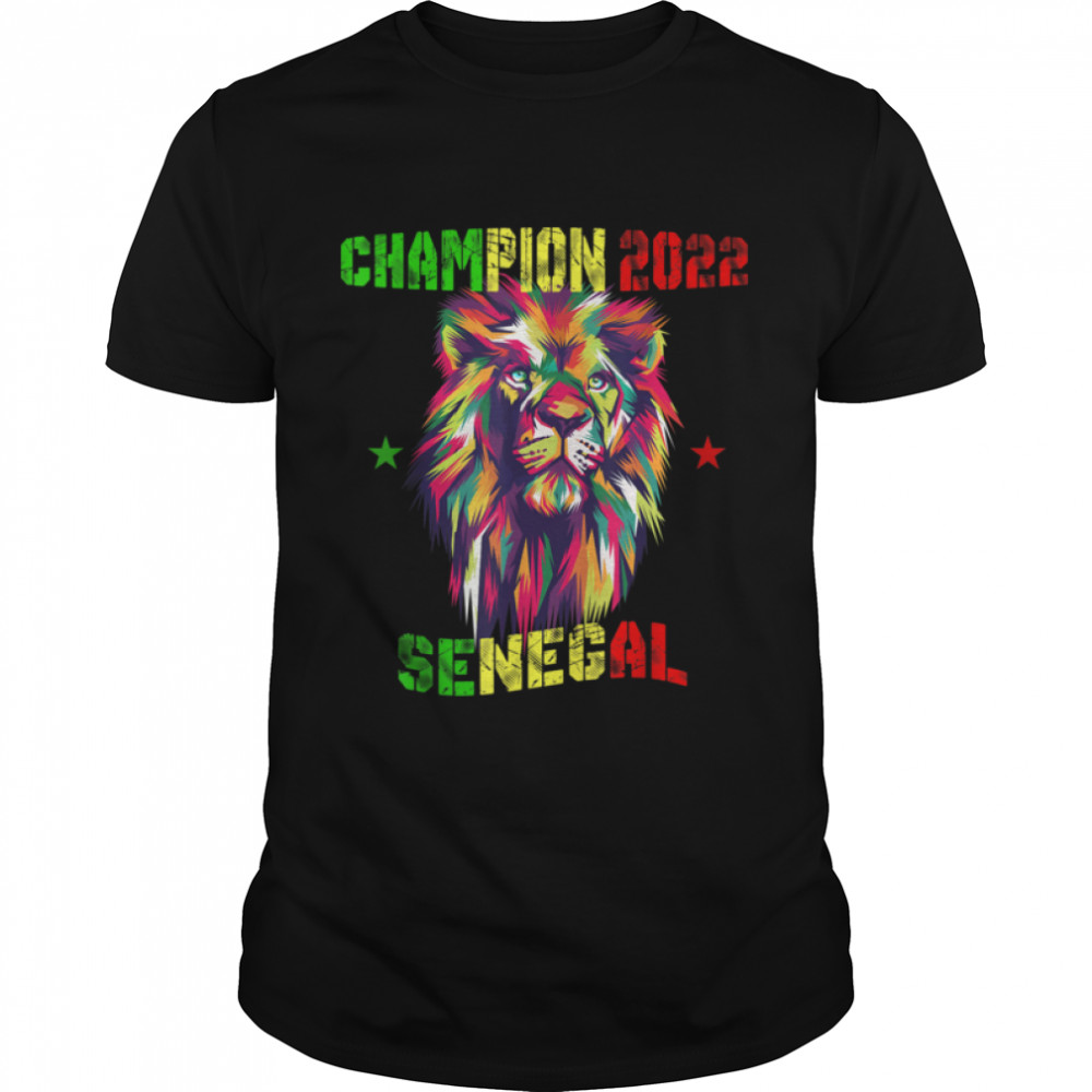Champion 2022 Senegal, African Cup, Senegal Champion T-Shirt B09S3ML94Y