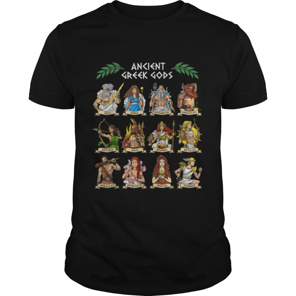 Greek Mythology Gods Ancient Greece T- B08Z4XM75F Classic Men's T-shirt