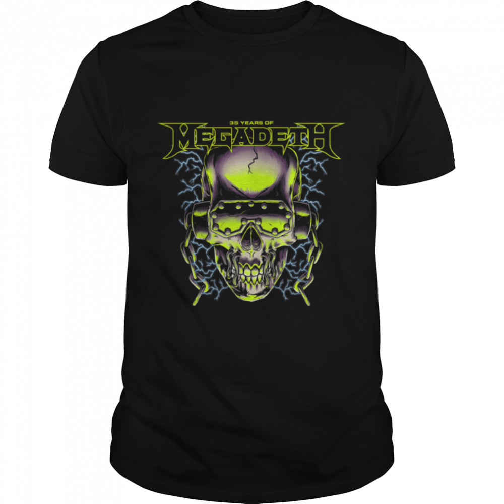 Megadeth – 35 Years Of Vic T- B09JHLRDJX Classic Men's T-shirt