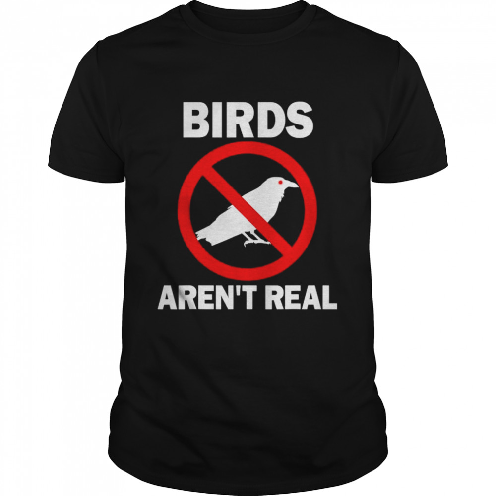 Birds aren’t real conspiracy theory no birds aren’t real shirt Classic Men's T-shirt