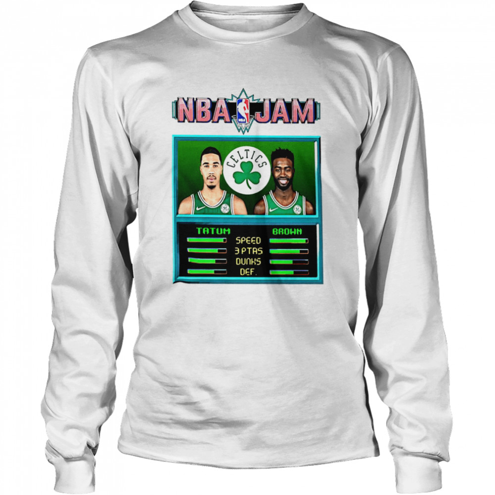 Nba Jam Celtics Brown And Tatum T Shirt