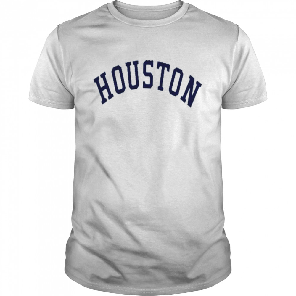 Houston Astros MLB Majestic Vintage Astros Team Logo Shirt