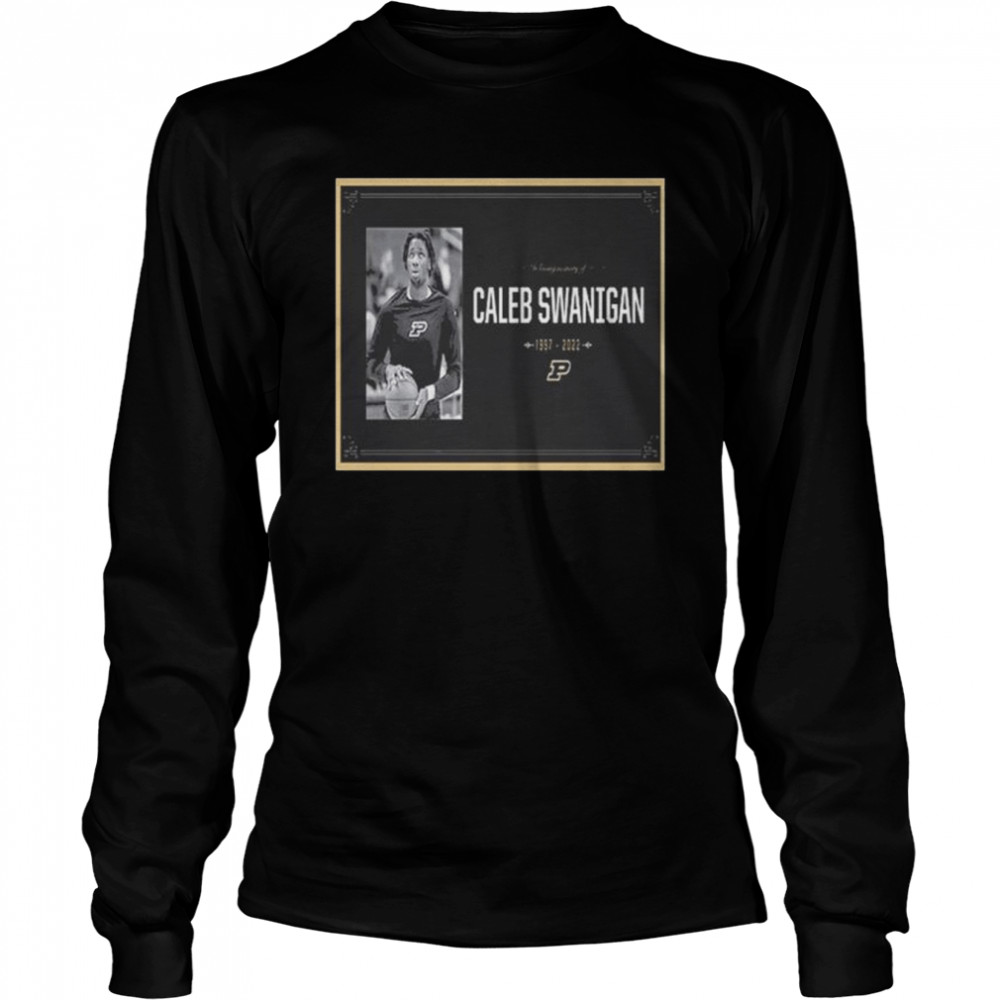 Rip caleb swanigan nba purdue men’s basketball thank you for the memories shirt Long Sleeved T-shirt