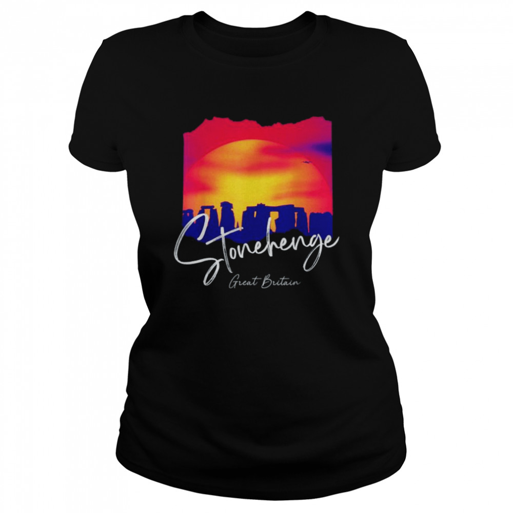 Stonehenge England stonehenge at night great Britain shirt Classic Women's T-shirt