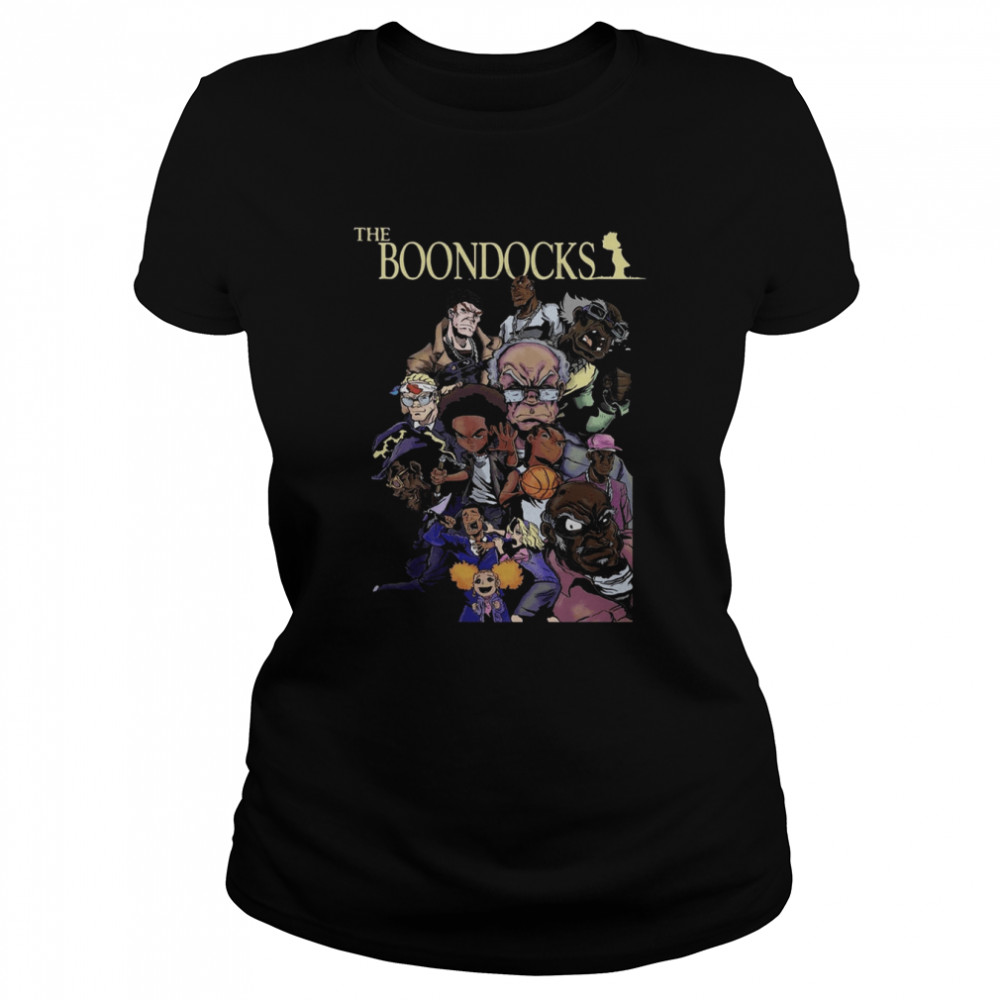 Summary Characters The Boondocks Cartoon shirt Classic Women's T-shirt