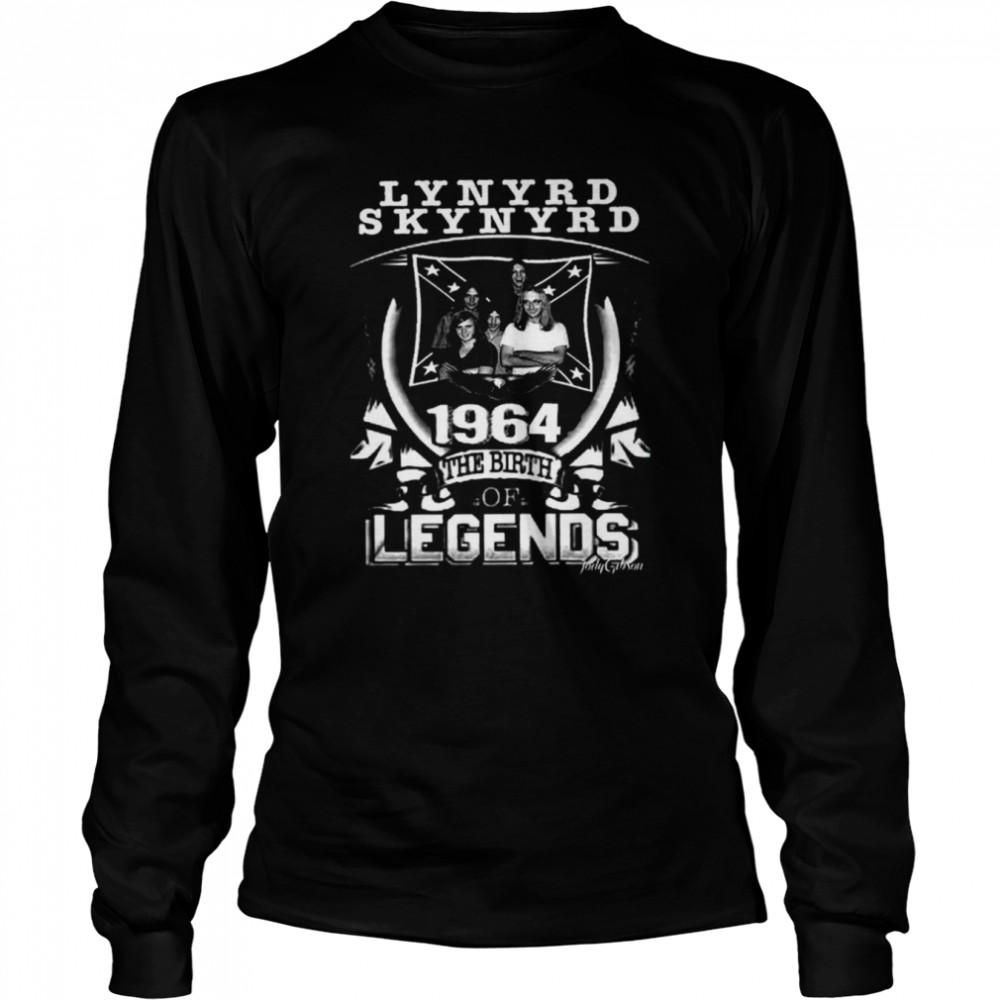 The Birth 1964 Lynyrd Skynyrd Retro shirt Long Sleeved T-shirt