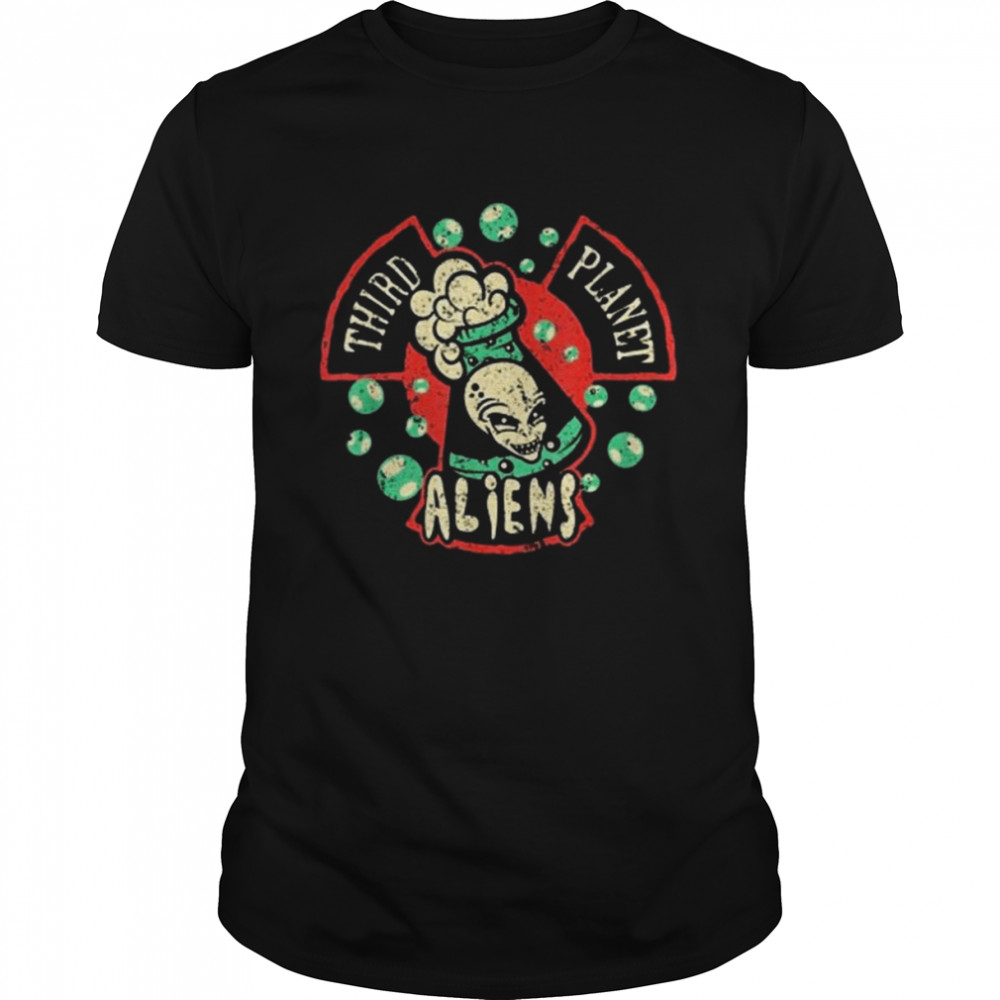 Third Planet Aliens  Classic Men's T-shirt