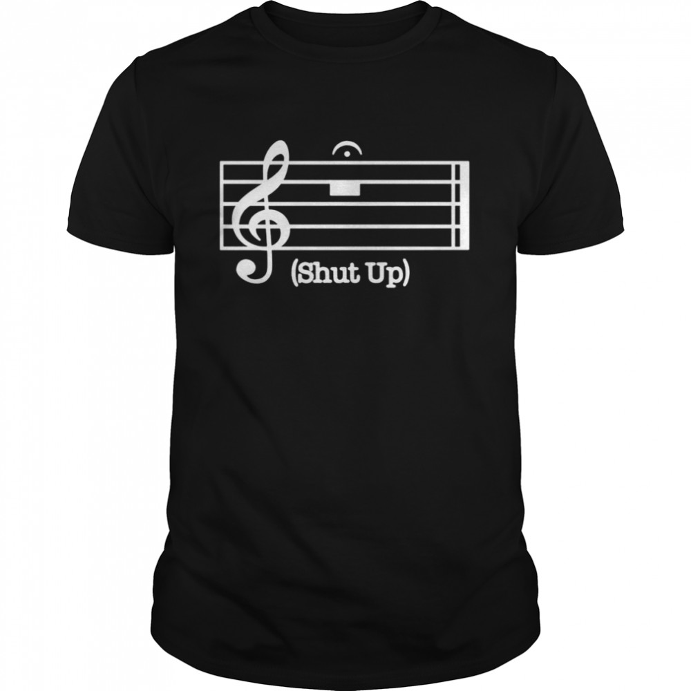 Threatnotation Shut Up Music  Classic Men's T-shirt