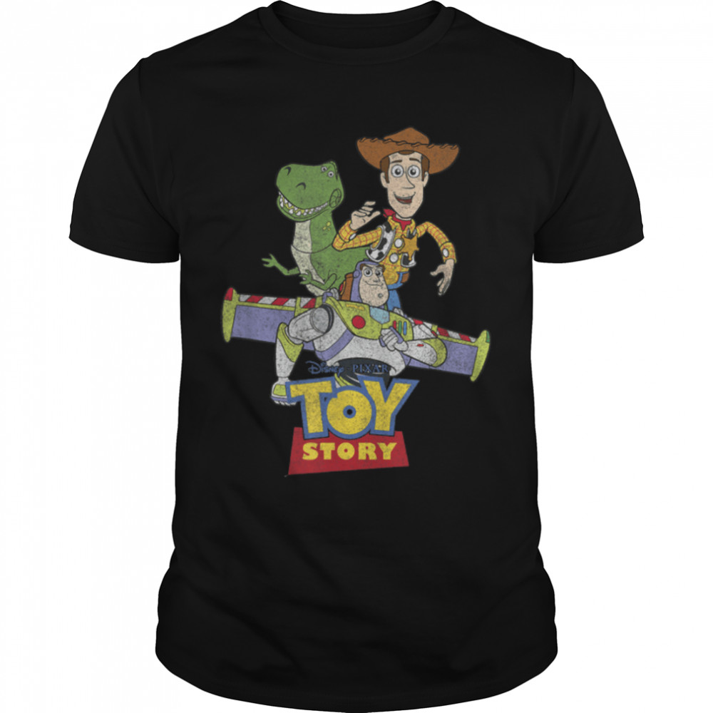 Disney Pixar Toy Story Classic Group Poster T- B09QNCLSPD Classic Men's T-shirt